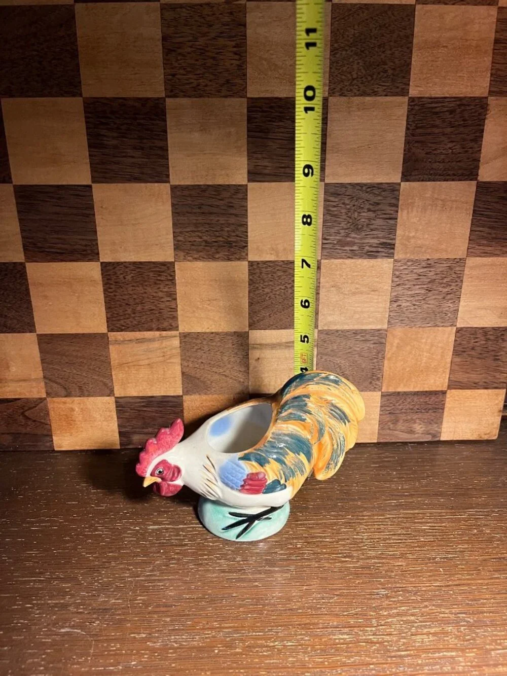 Vintage Chicken Planter Vase A546